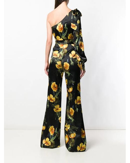 Philipp Plein Black In Flowers Two -Piece
