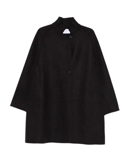 Harris Wharf London Black Buttoned Coat