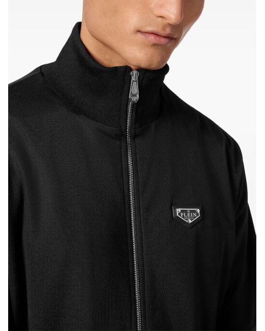 Chaqueta Con Parche Del Logo Philipp Plein de hombre de color Black