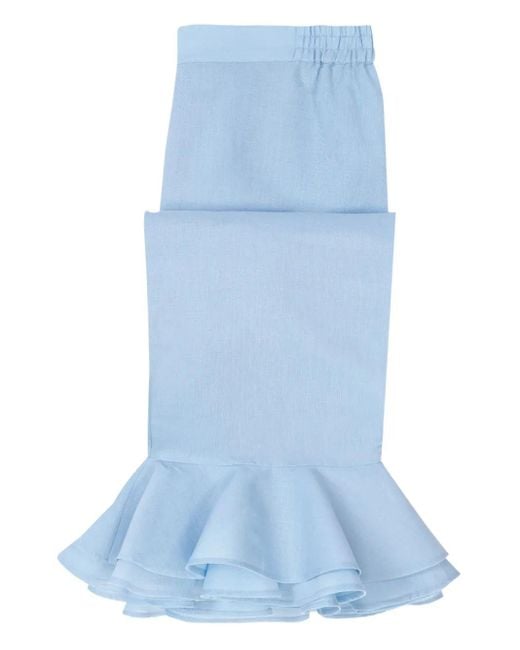 Sleeper Blue High-Waisted Skirt