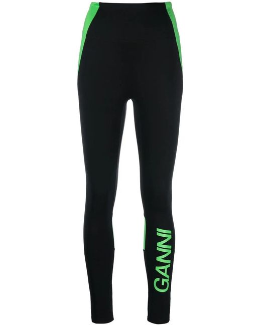 Ganni Black Active Ultra leggings
