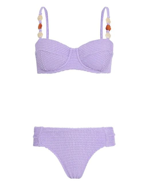 Brigitte Bardot Purple Amira Bikini