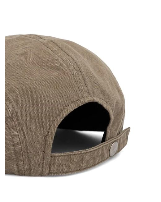 AllSaints Gray Jesse Distressed Baseball Cap for men