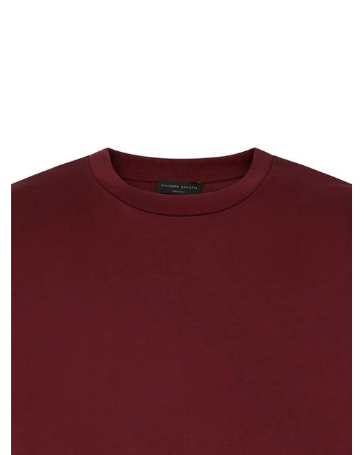 Giuseppe Zanotti Red Logo-Print T-Shirt for men