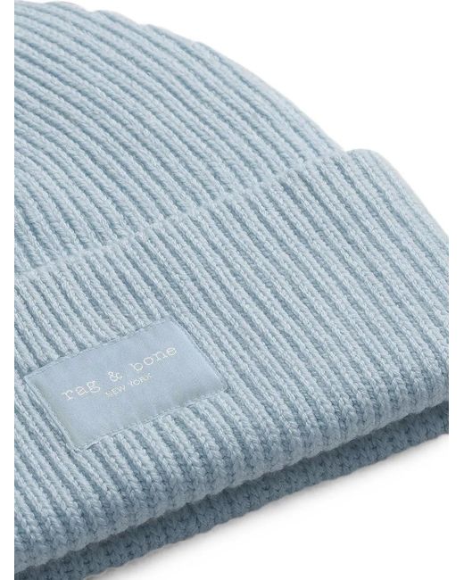 Rag & Bone Blue Bonnet Blake En Maille Côtelée