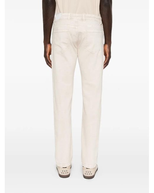 Eleventy White Five-Pocket Jeans for men