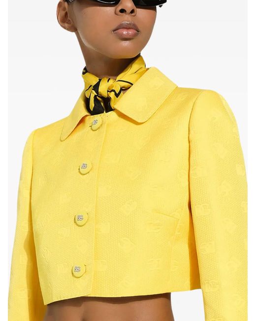Dolce & Gabbana Yellow Coats & Jackets