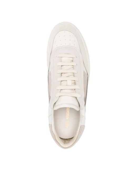 Axel Arigato White Orbit Overlap Panelled Lace-Up Sneakers for men