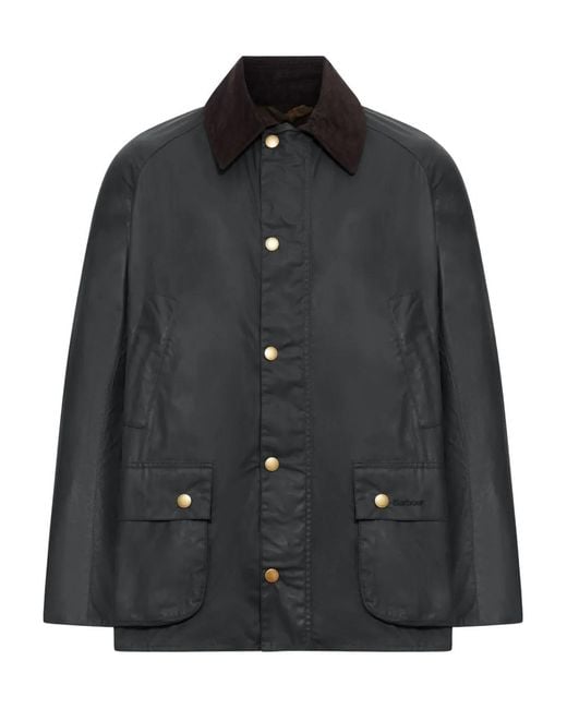 Barbour Black Ashby Waxed Jacket for men