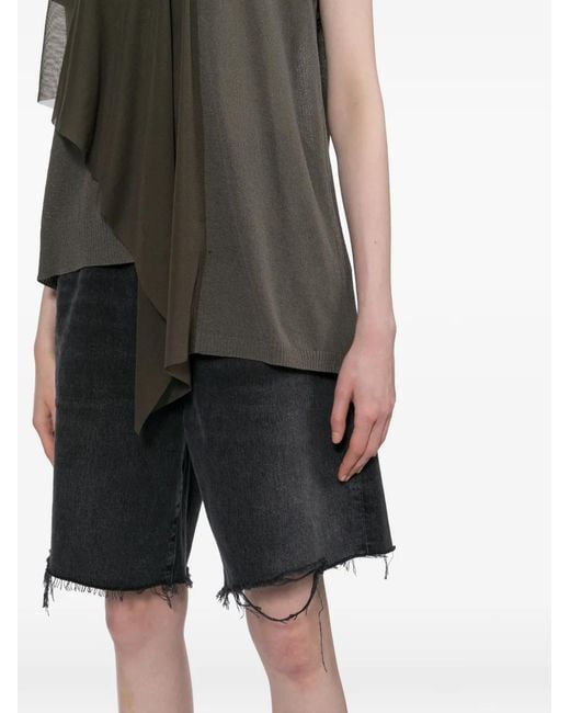 Agolde Black Indra Short