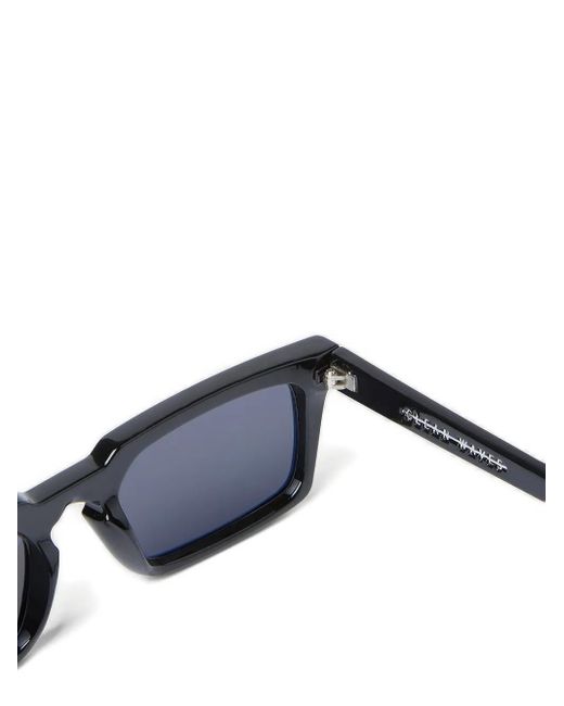 Clean Waves Gray Rectangle-Frame Sunglasses