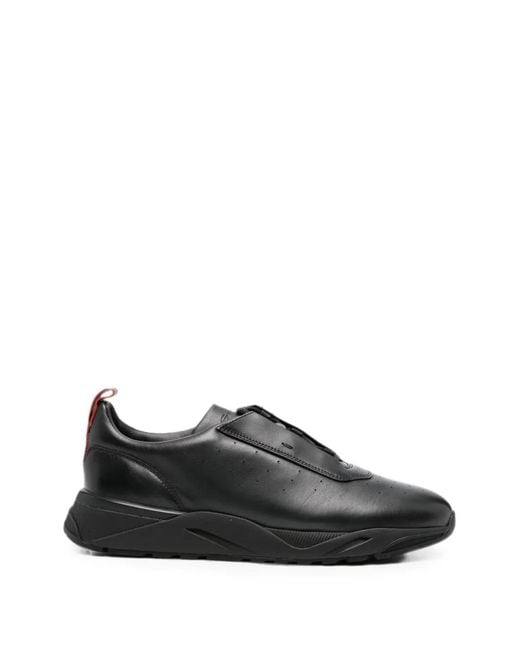 Santoni Black Trainers for men