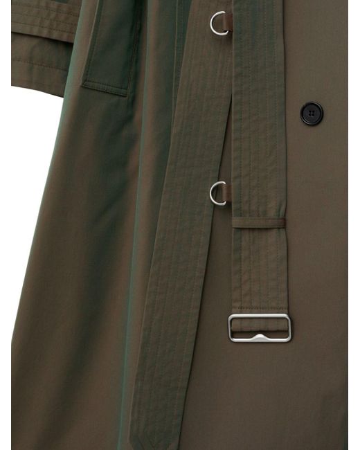 Burberry Green Langer Trenchcoat