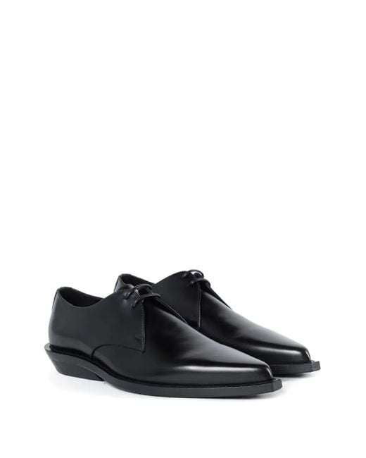 Ann Demeulemeester Black Falko Pointy Derby Shoes