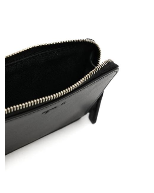 Agnes B. Black Leather Wallet for men