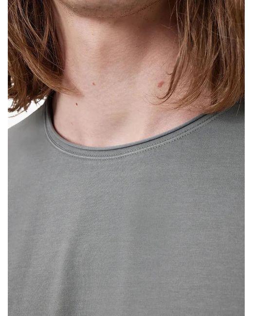 AllSaints Gray T-Shirt Bodega for men