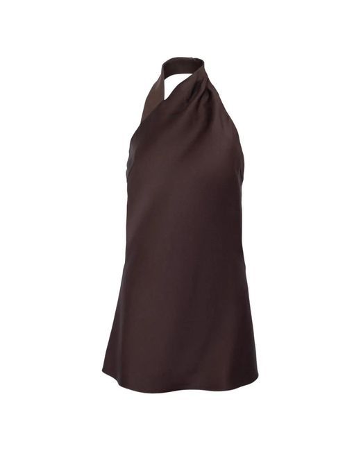 Blusa Bind Drapeada STUDIO AMELIA de color Purple