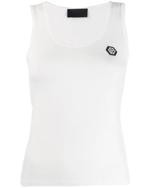 Débardeur À Logo Philipp Plein en coloris White