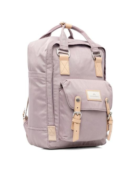 Doughnut Pink Macaroon Buckle-Detail Backpack