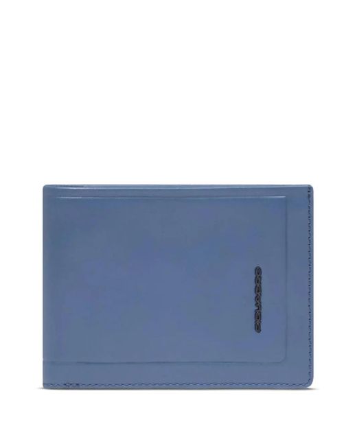 Piquadro Blue Leather Wallet