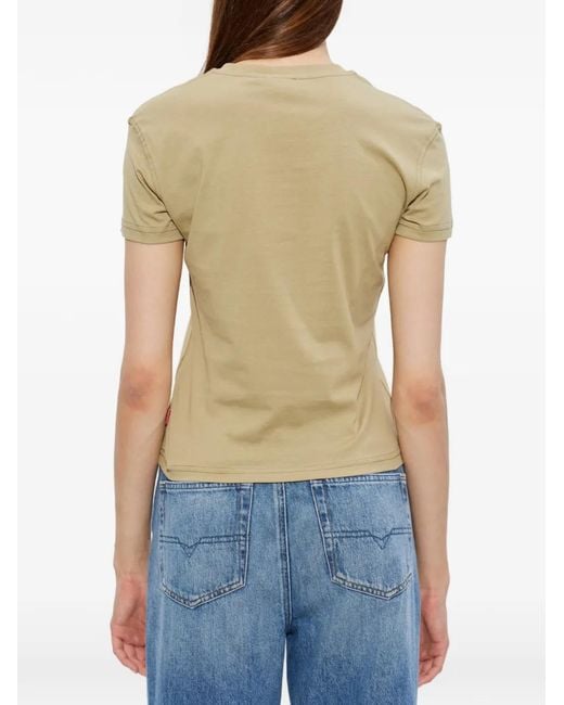 DIESEL Natural T-Ila-Aa3 Logo-Print Short-Sleeve T-Shirt