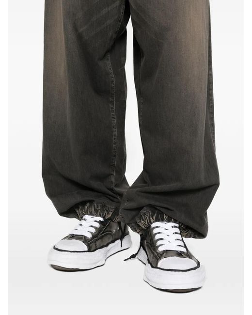 Maison Mihara Yasuhiro Gray Jean Ample À Lien De Resserrage for men