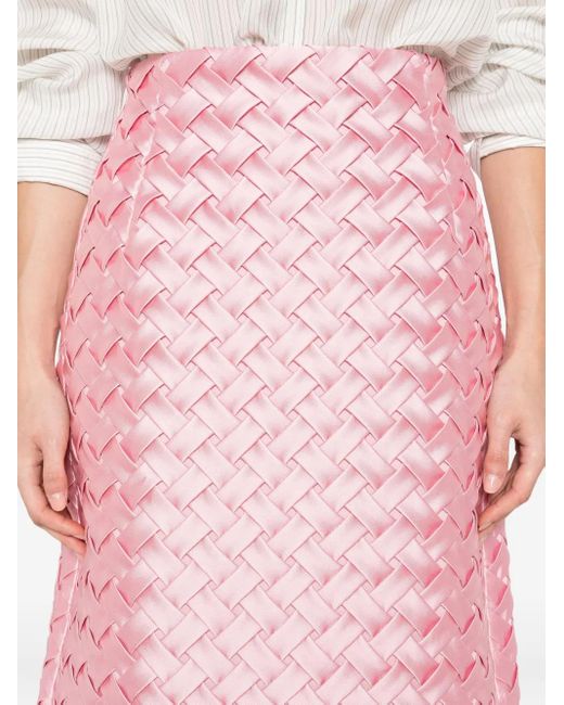 Gonna Midi Inez di ALÉMAIS in Pink