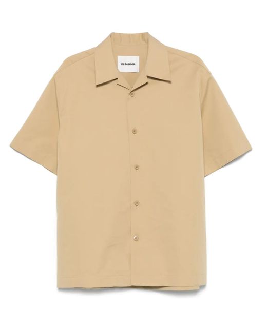 Jil Sander Natural Short-Sleeve Shirt for men