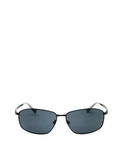 Harley Davidson Blue Rectangle-Frame Sunglasses for men