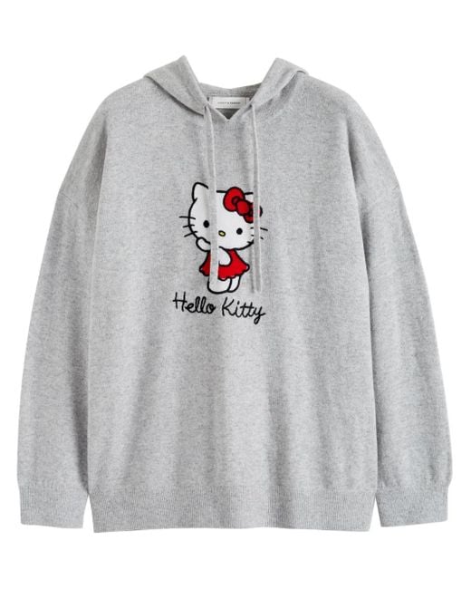 Chinti & Parker Gray X Hello Kitty Hoodie