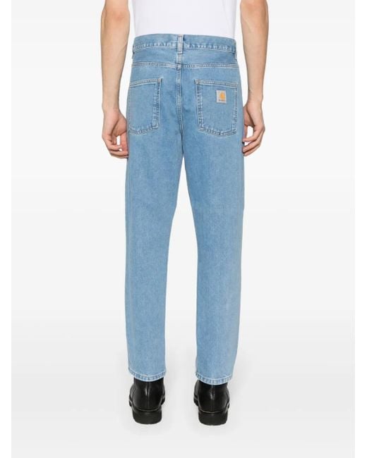 Carhartt Blue Newel Straight-Leg Jeans for men