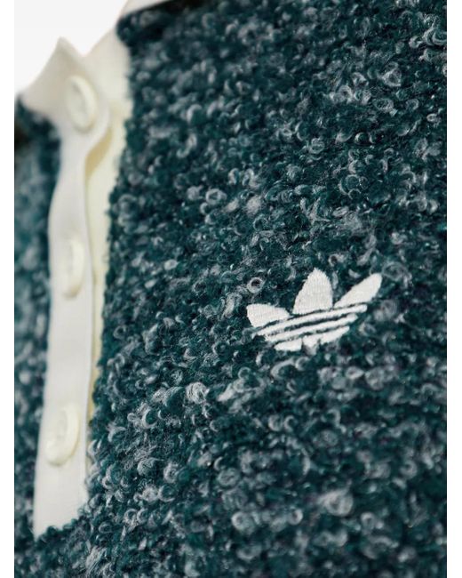 Jersey con cuello de polo Adidas de color Blue