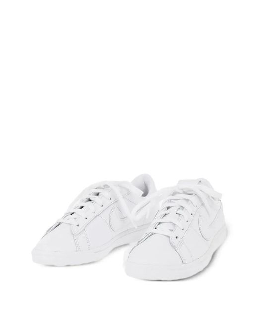 Nike White Cdg X Low Leather Sneakers