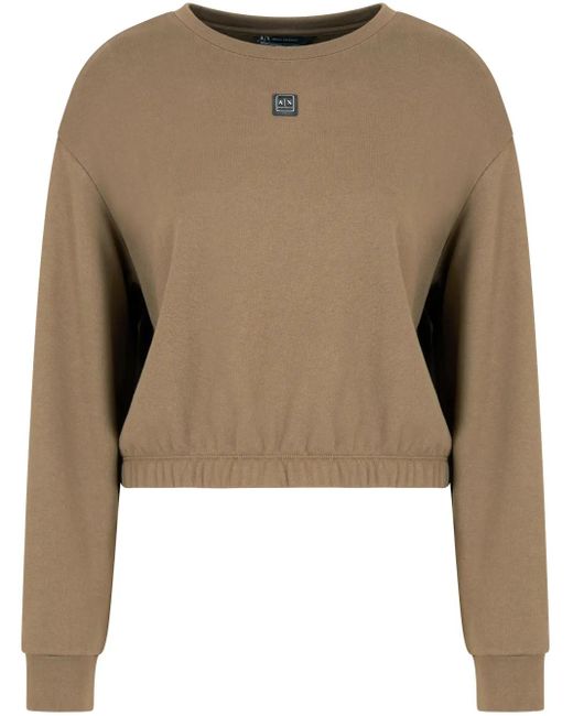 ARMANI EXCHANGE ロゴ スウェットシャツ Natural