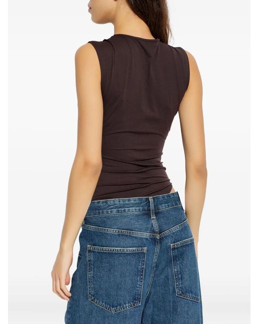 Body Sans Manches Aura Agolde en coloris Purple