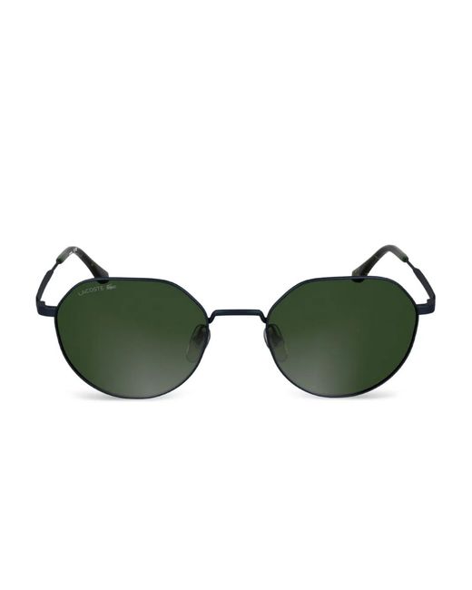 Lacoste Green Round-Frame Sunglasses