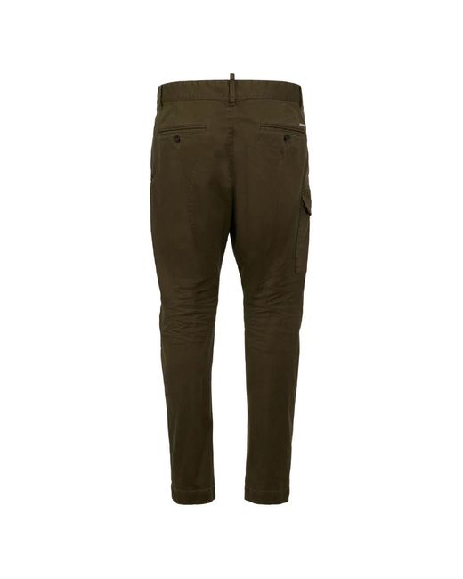 DSquared² Green Cargo Pants for men
