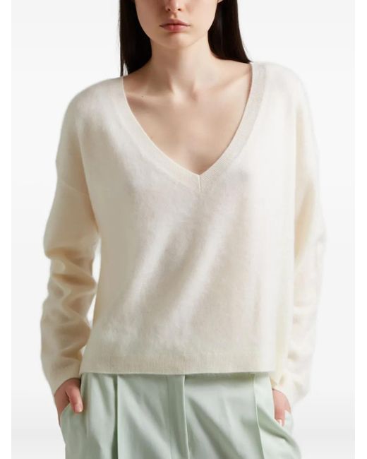 Alice + Olivia Williams Vネックセーター White