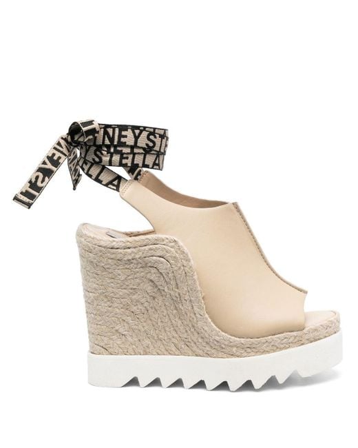 Stella McCartney White Espadrille-style 145mm Sandals
