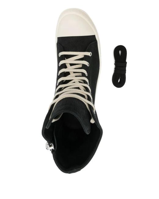 Rick Owens レザースニーカー Black