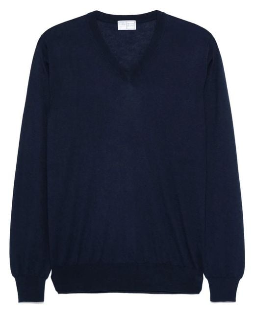 Fedeli Blue Millionaire Sweater for men