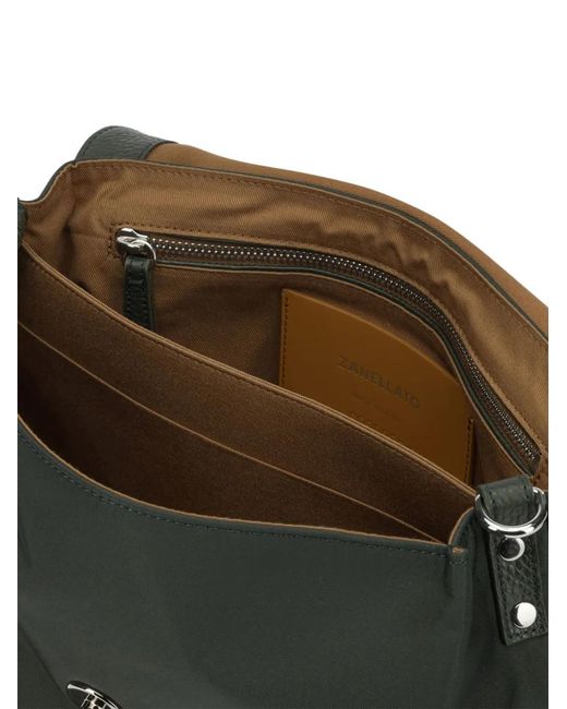 Zanellato Black Baby Postina Twist-Lock-Fastening Tote Bag
