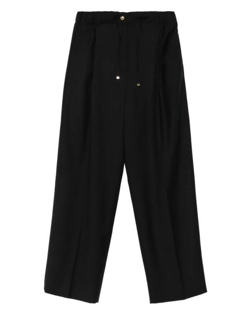 Moncler Black Drawstring Trousers