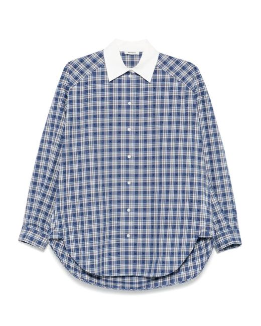 Sandro ビジュートリム シャツ Blue