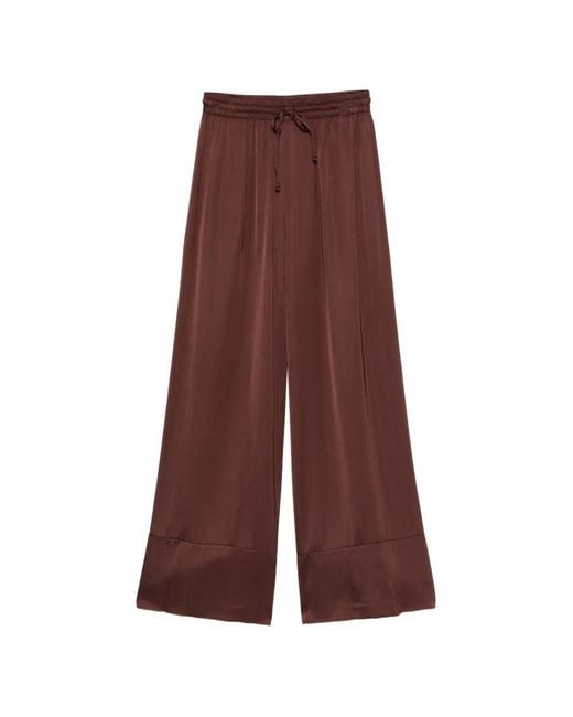 Dixie Brown Pantalon Palazzo À Lien De Resserrage