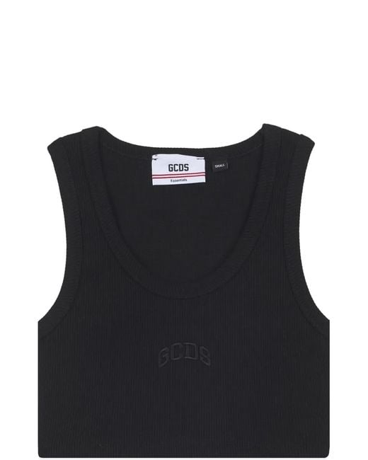Gcds Blue Ribbed Top