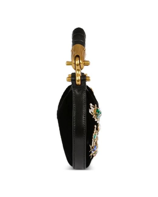 Balmain Black Mini Ébène Insect Bag