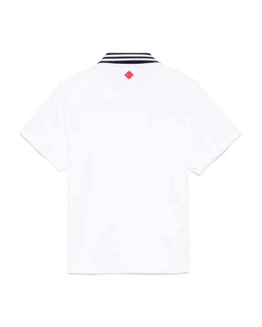 The Upside White Renshaw Luma Polo Top