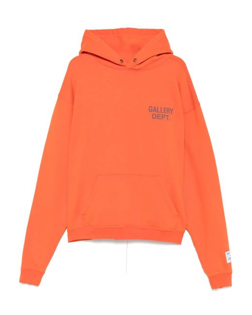 GALLERY DEPT. Orange 90's Gd-Logo Hoodie