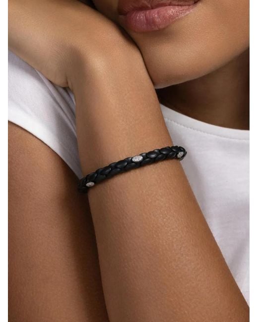 ’ROBERTO DEMEGLIO Black Anaconda Diamond Bracelet